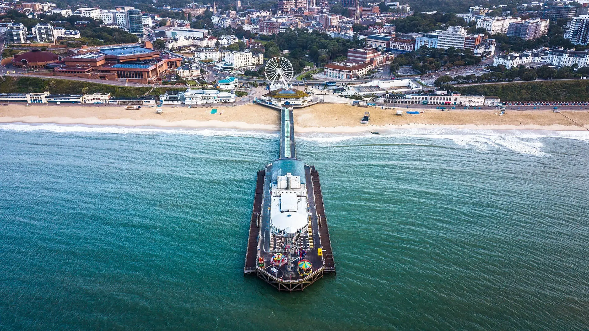 Aerial photo of Bournemouth Pier